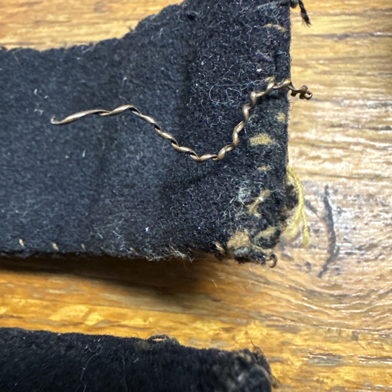 VTG Civil War Confederate Federal Gold Embroidery Captain Shoulder Straps Bars