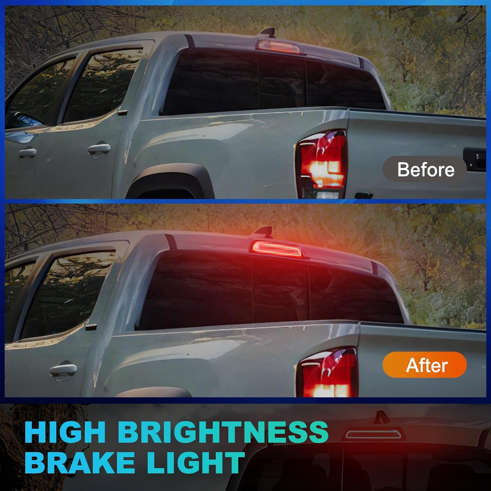 2016-23 Tacoma Third Brake Light Red High Mount–Compatible Replacement