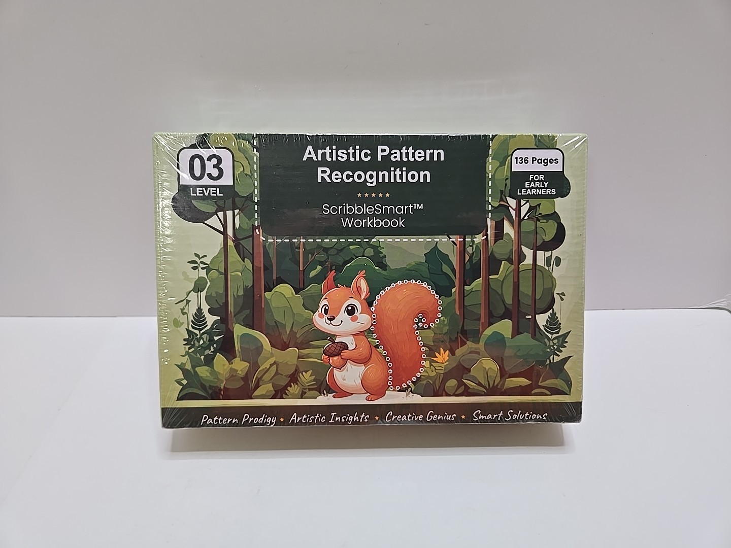 Little Curious Minds ScribbleSmart Workbook Level 3 Artistic Pattern Recognition