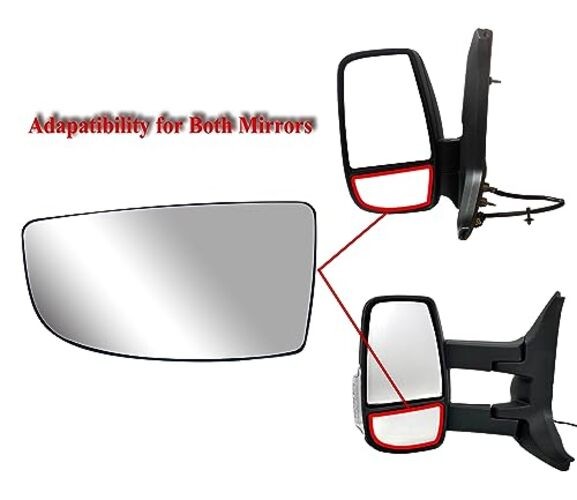 Replacement Driver Left Side Mirror Lower Small Small GLass Driver(LH) Side