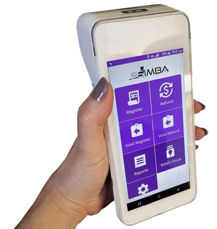 Simba from NRS - The Ultimate handheld credit card processing terminal