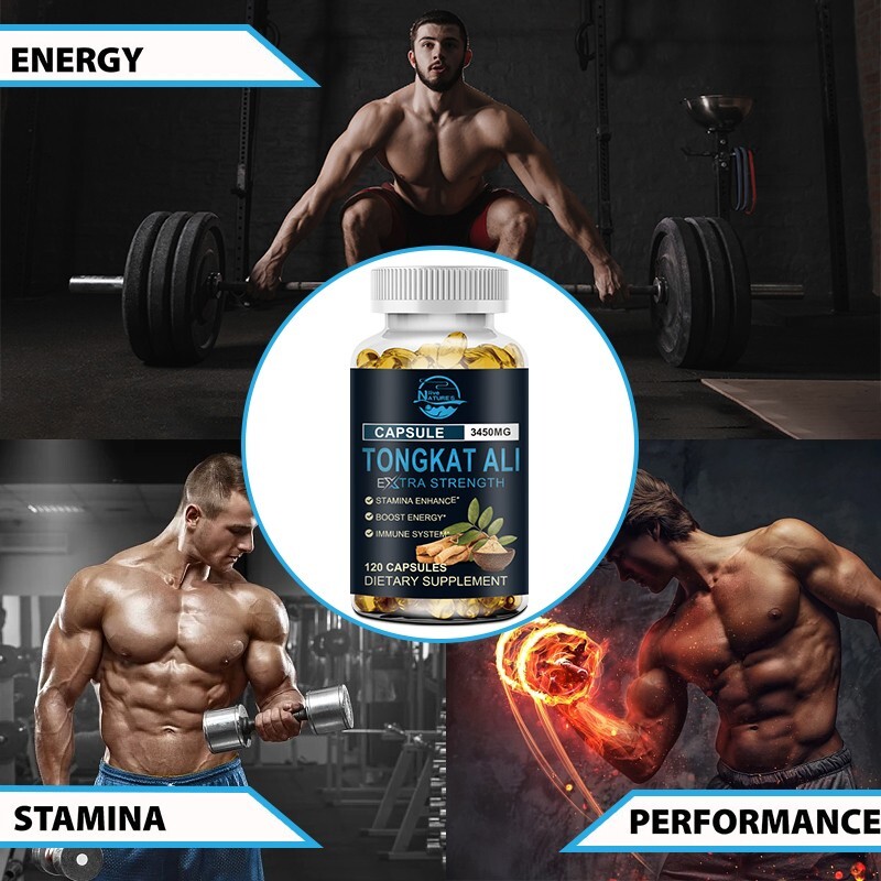 120 Capsules 3450MG Tongkat Al LONGJACK GRADE A STRONGEST ROOT EXTRACT 200:1