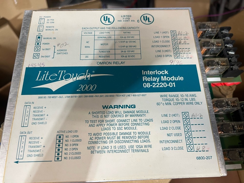 LiteTouch Interlock relay module