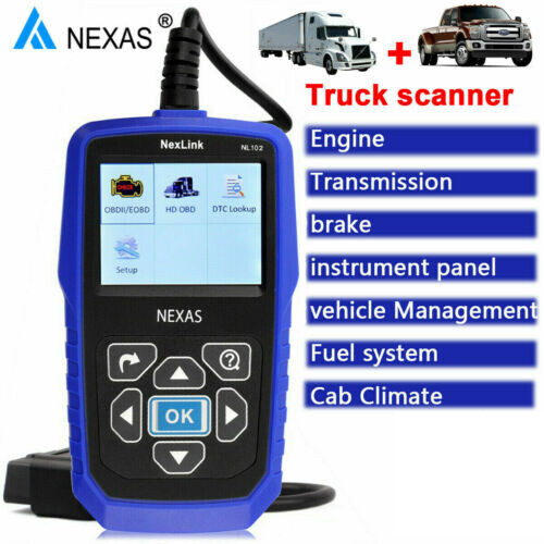 Nexas NL102 Heavy Duty Truck & Car HD OBD2 Diagnostic Code Reader Engine Check