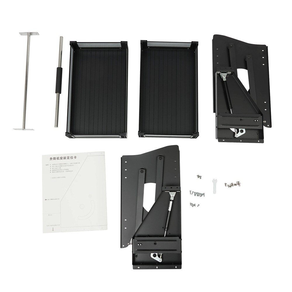 Pull Down Shelf Upper Kitchen Wall Cabinet Storage Organizer (24inch Cabinet)