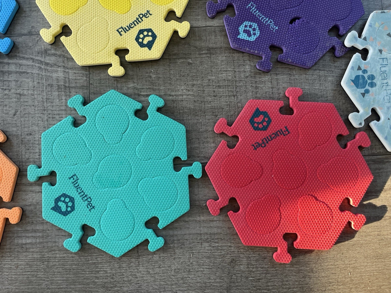 Gently Used Fluent Pet Connect Base with 6 HexTiles and 30 Connect Buttons