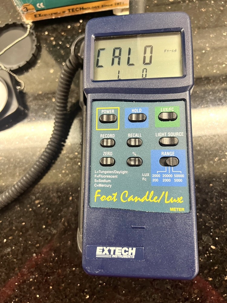 EXTECH 407026 Heavy Duty Light Meter