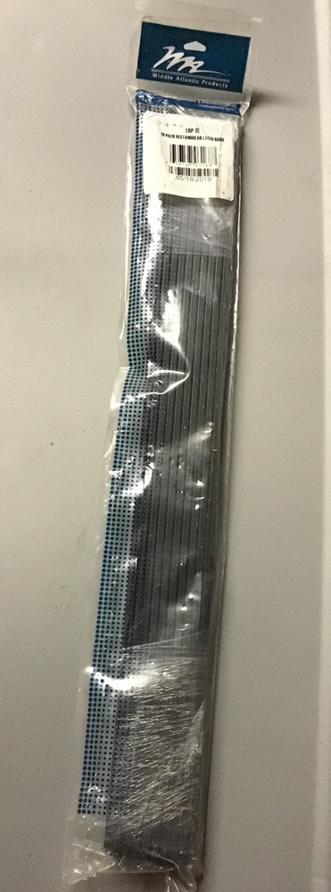 Middle Atlantic 10 Pack Rectangular Spacer Bar LBP-1S