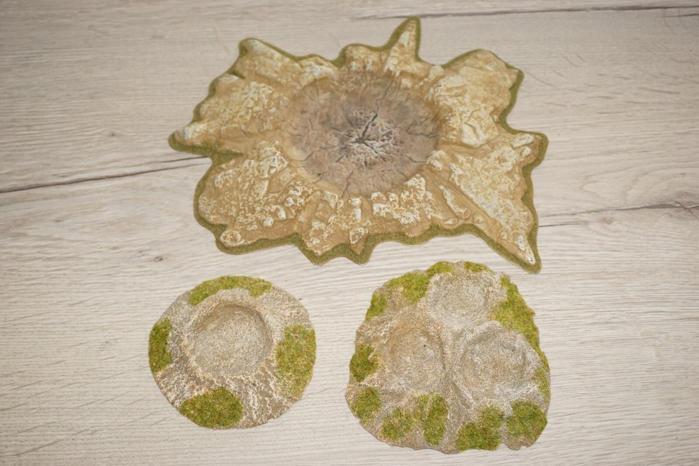 Warhammer 40k Blast Craters Moonscape Scenery