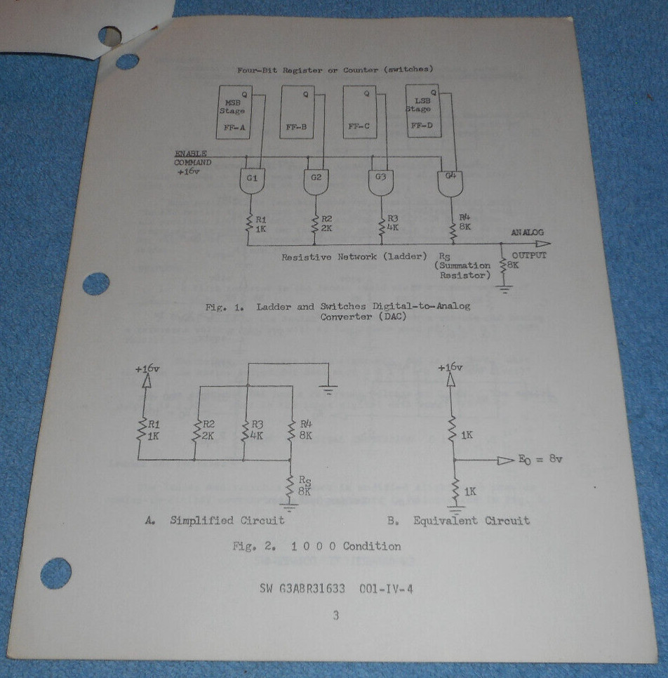 1980 US Air Force Technical Training Study Guide Analog To Digital Conversion