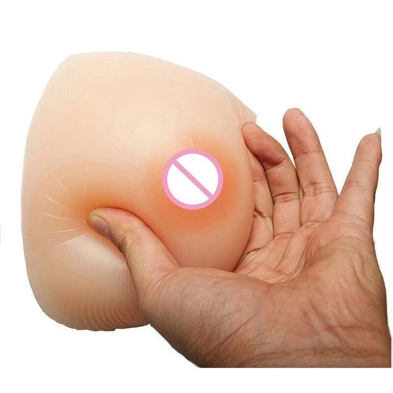 2PCS Silicone Breast Forms Crossdresser Mastectomy Concave Prosthesis Enhancer