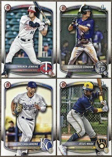 2025 Bowman Complete Paper Set 1-100 & BP 1-150, 250 Cards Total