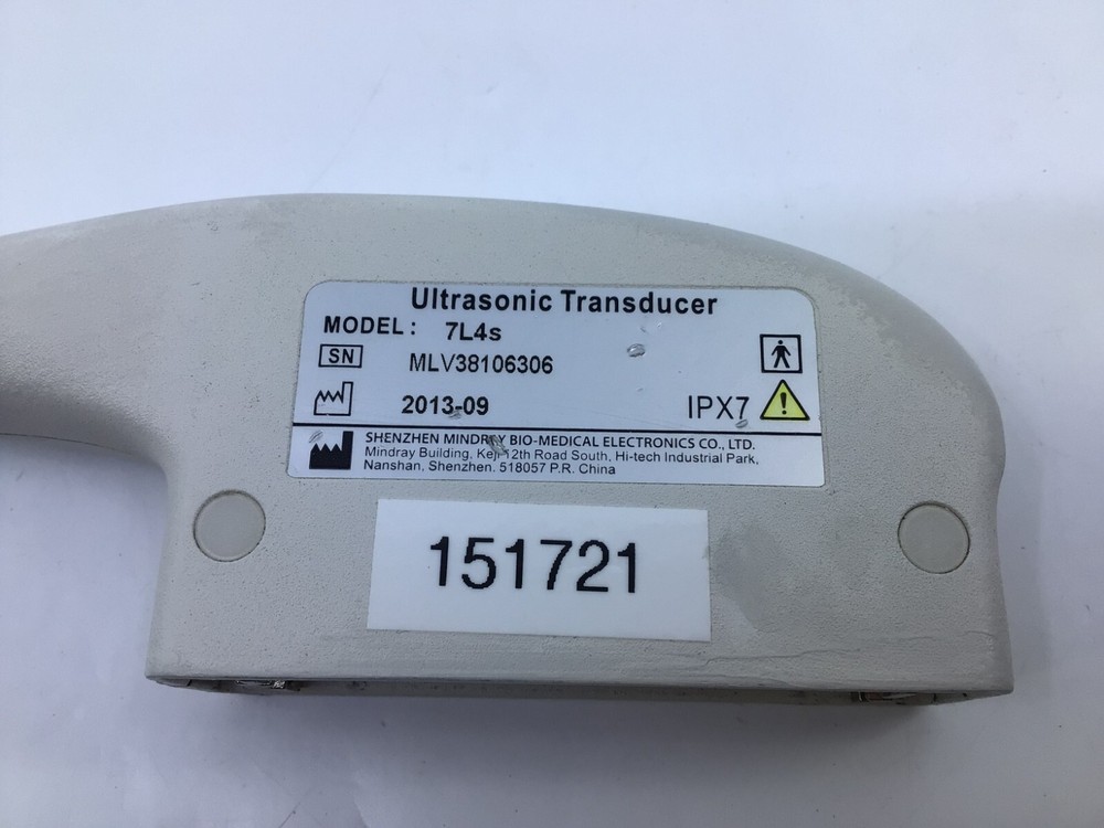 Mindray 7L4s Linear Array Ultrasound Probe
