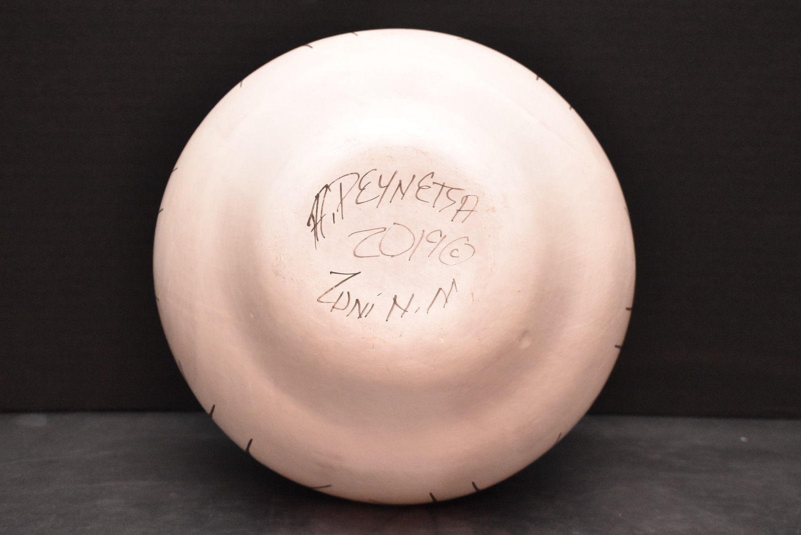 Zuni Pottery Anderson Peynetsa Heartline Deer 7.5" Jar Native American Figural