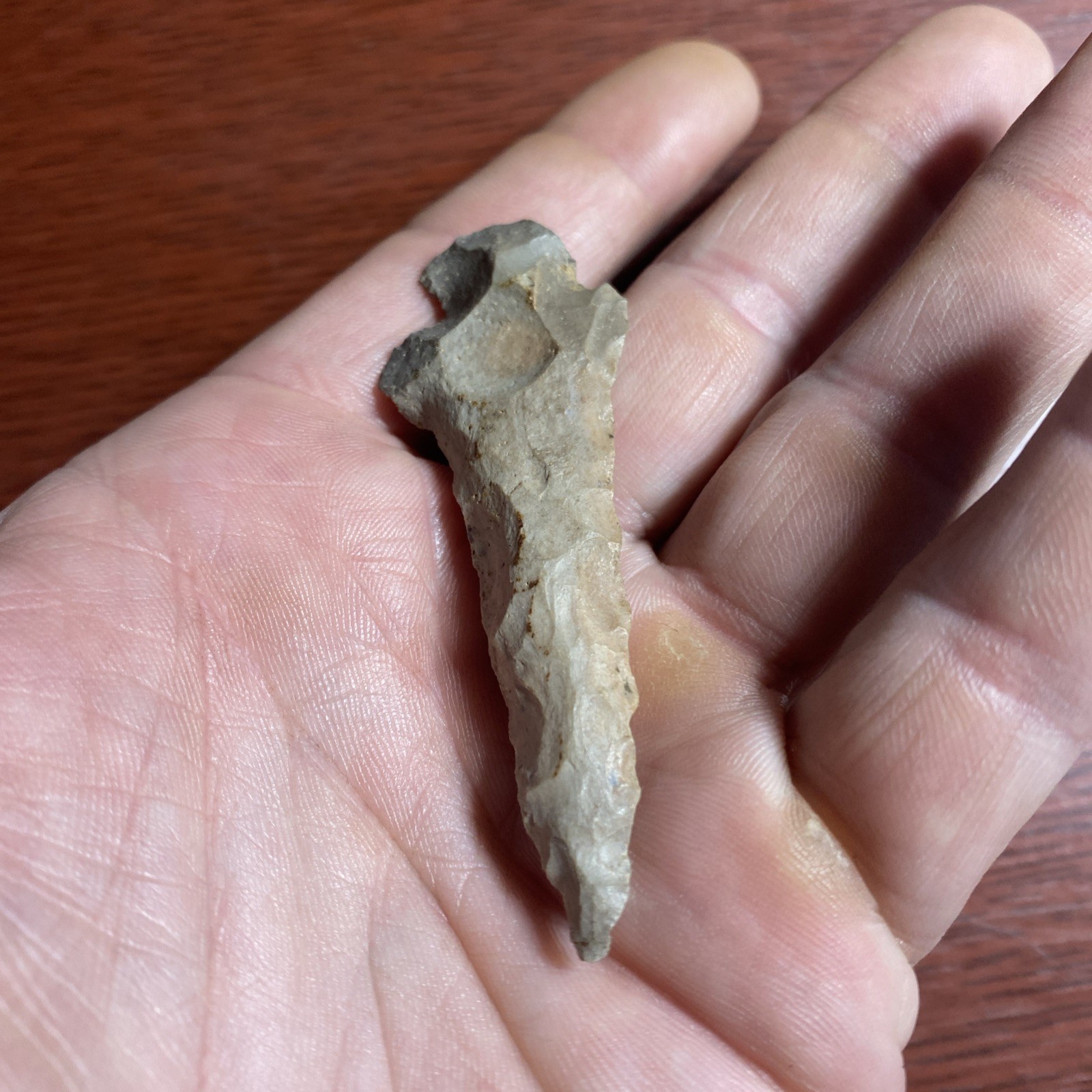 MLC s8239 2 3/4” Drill Arrowhead Wisconsin Artifact