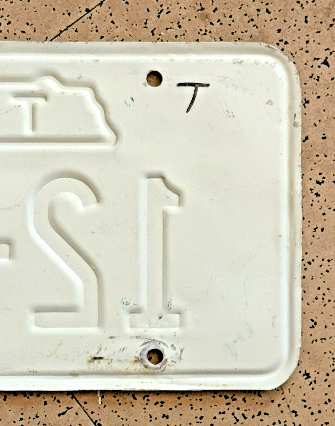 1963/1962 TENNESSEE license plate — GREENE CO — ORIGINAL vintage antique car tag