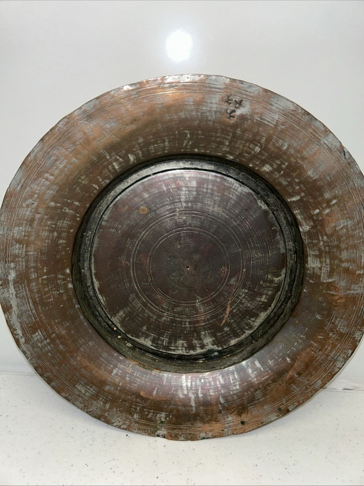 19th Century Antique Handmade Copper Plate