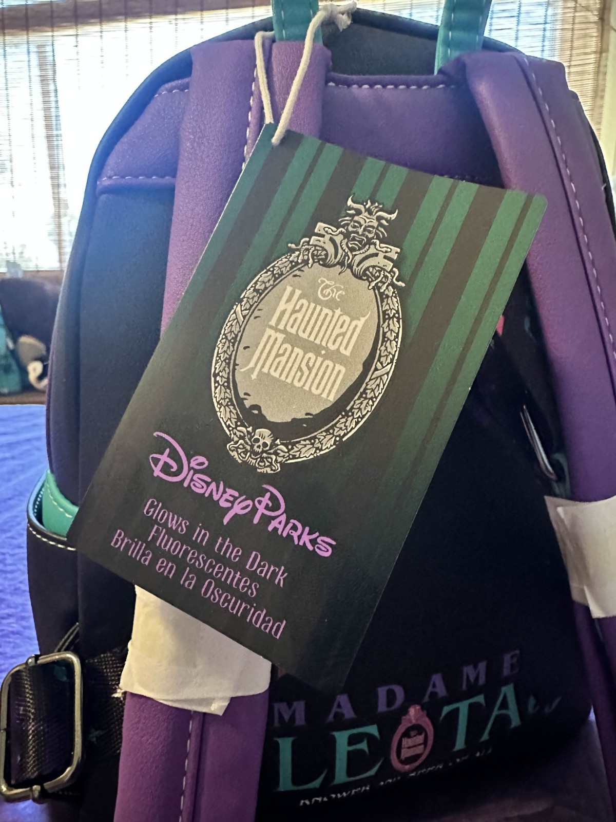 Disney Parks Haunted Mansion Madame Leota Loungefly Mini Backpack NEW