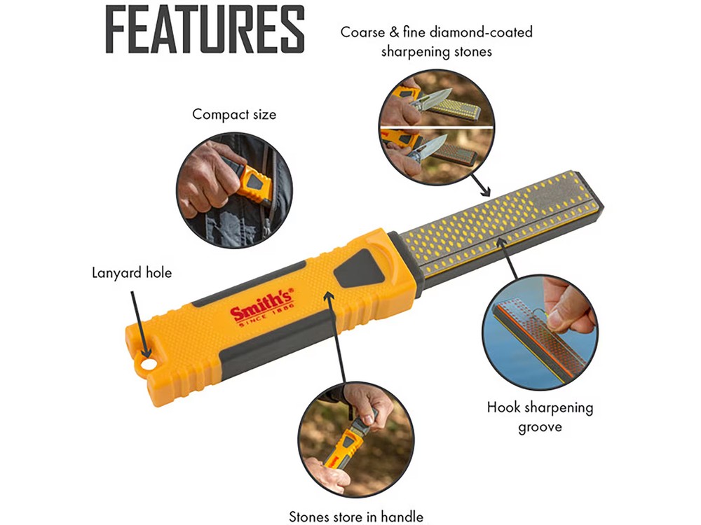 Smith's 4" Diamond Combination Knife Sharpener