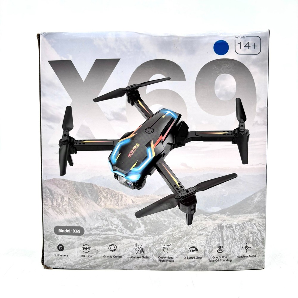 Foldable 4 Axis Drone With High Definition Camera Model X69