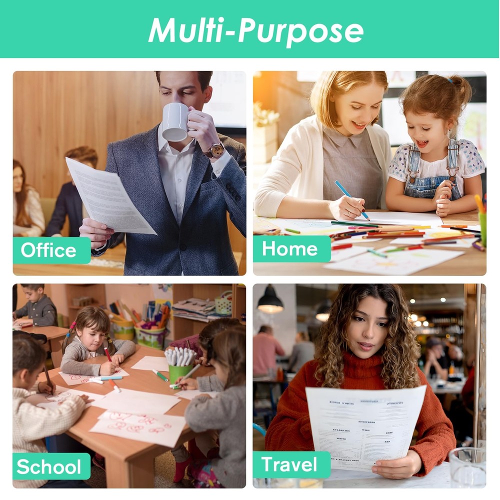 35 Pack Clear Plastic Folders Sleeves Document Project Pockets for Letter Size