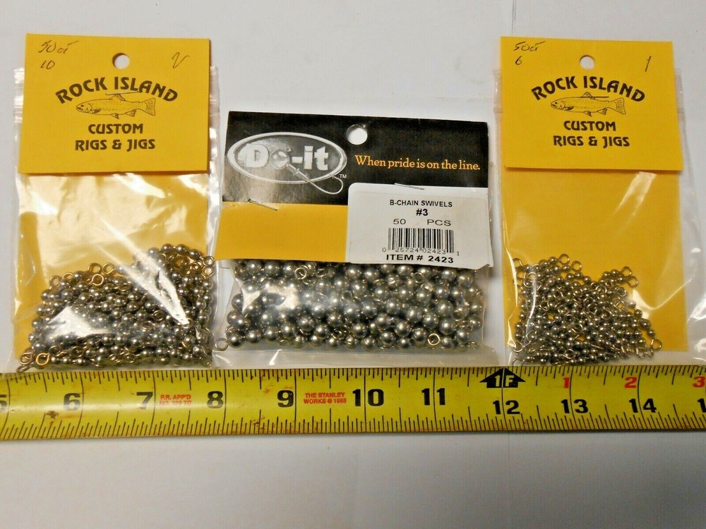 DO-IT Bead Chain Swivels 50 ct