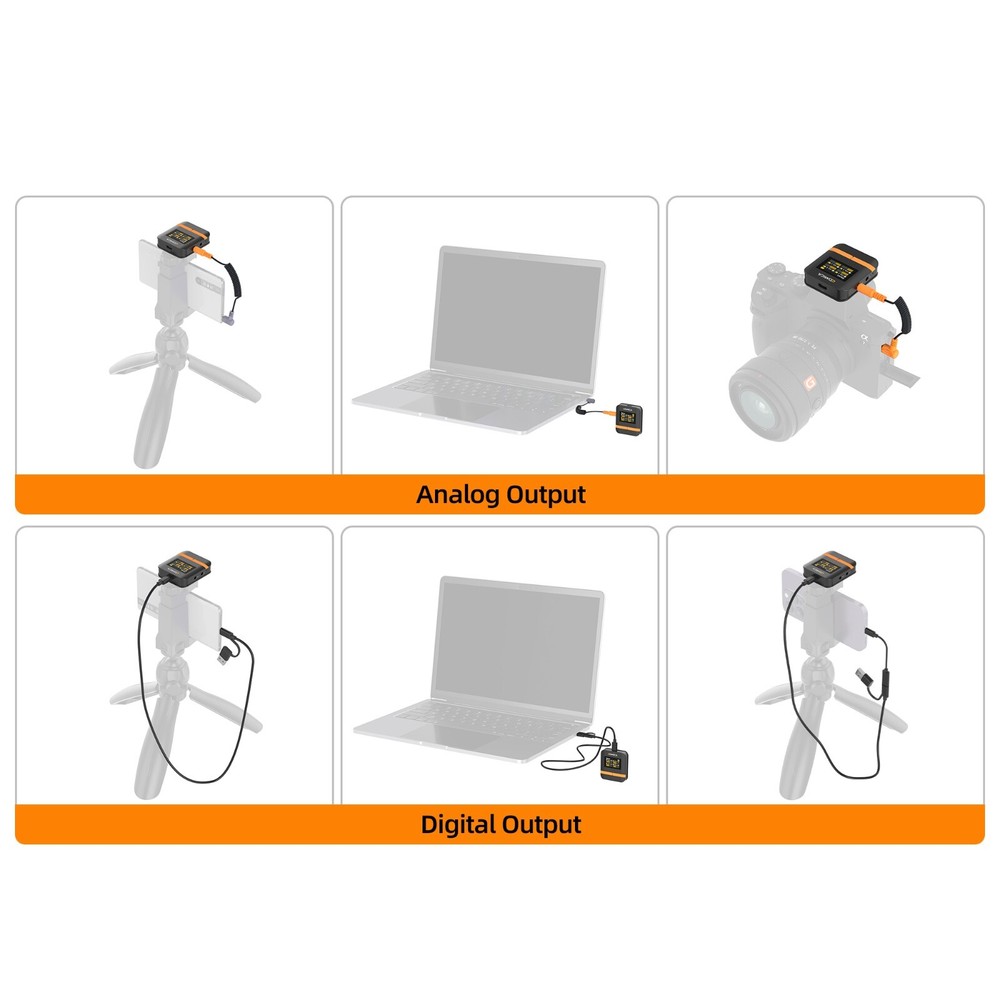 Comica Vimo Q Four-Channel Wireless Lavalier Microphone System w/ Charging Case