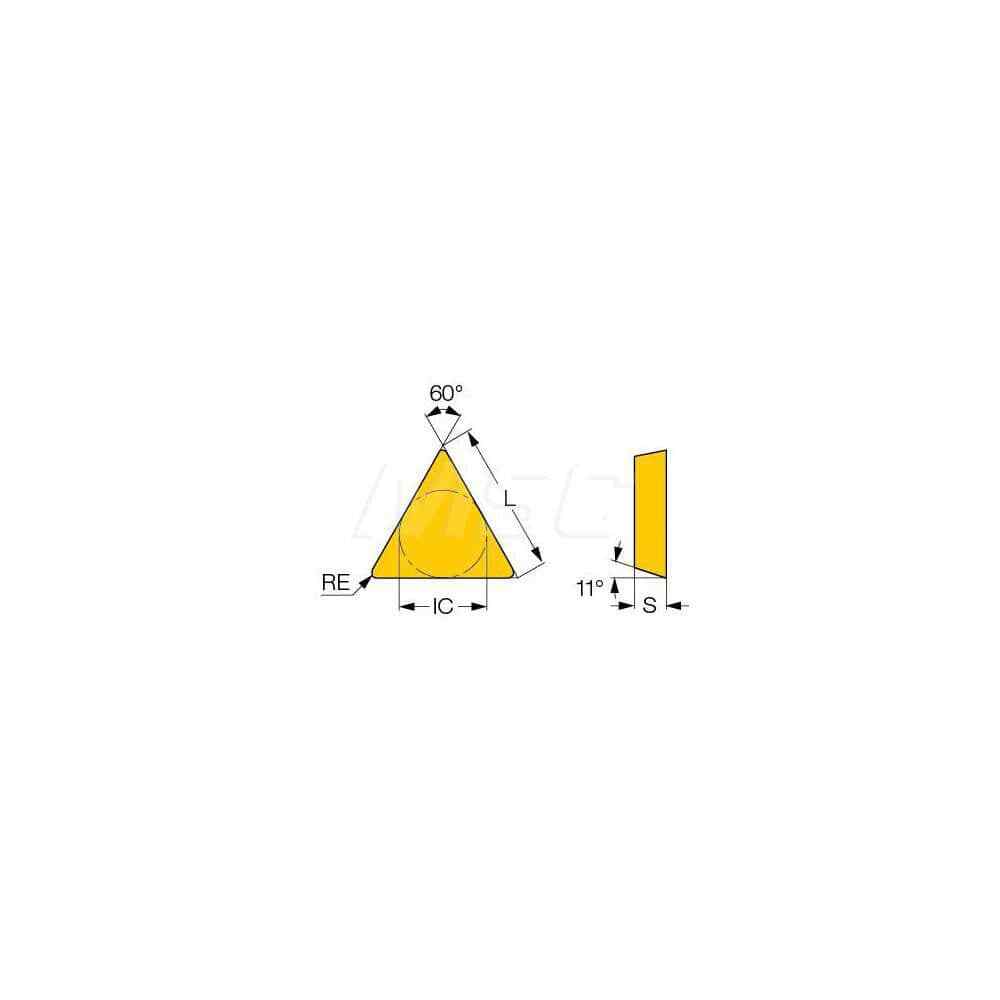 Iscar TPU432 IC520M Carbide Milling Insert, 1 Piece