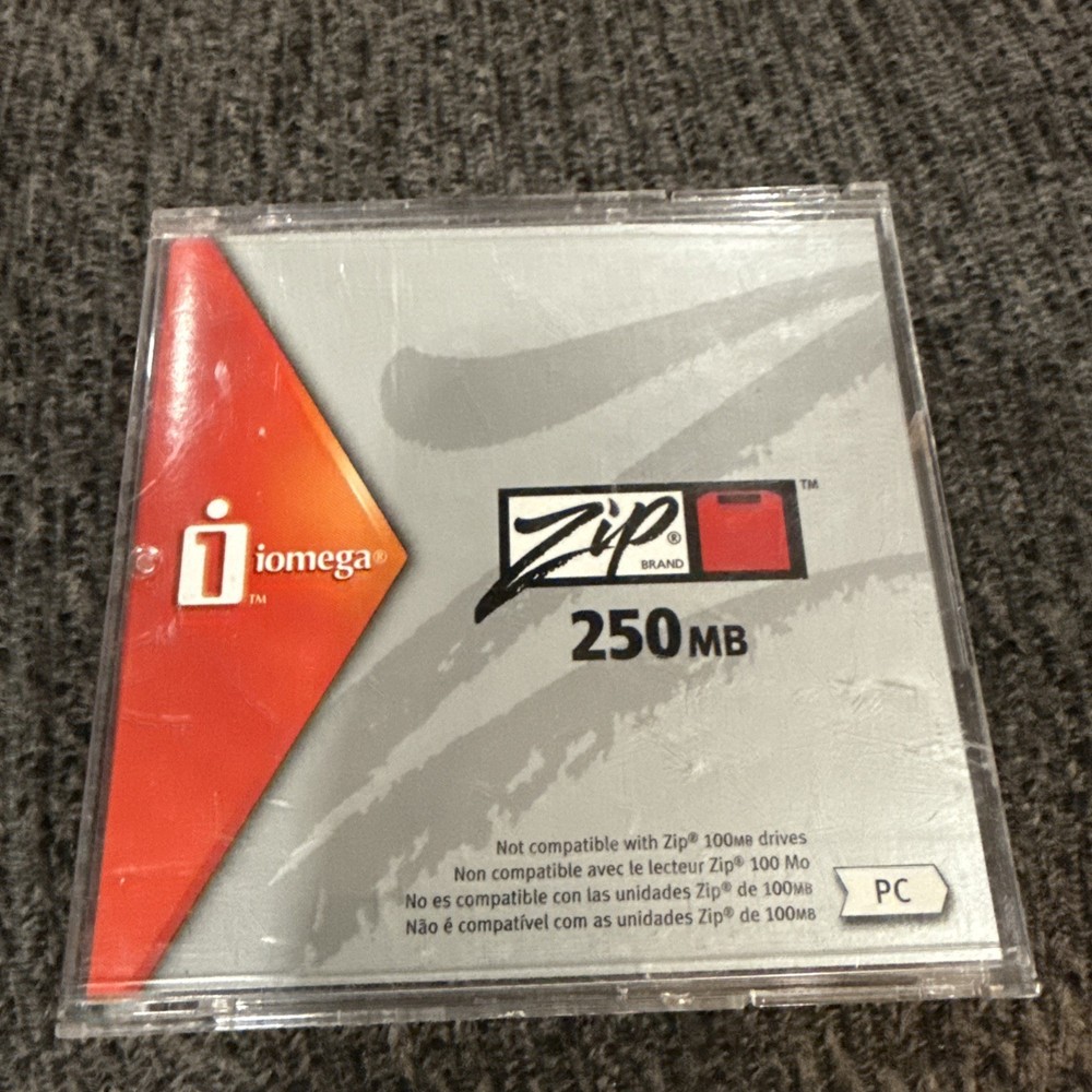 Iomega 250MB Zip Drive Disk For a PC