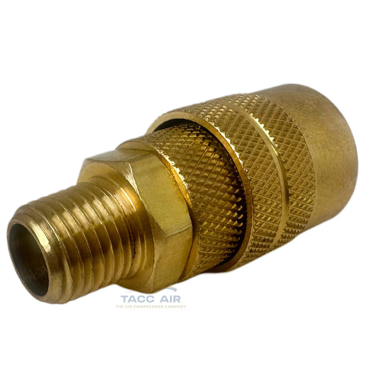 2 PC Industrial M style Air Compressor Quick Connect Coupler 1/4" NPT Male Brass