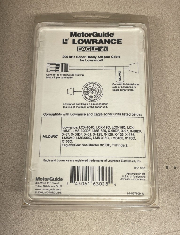 MotorGuide Boat Sonar Ready Adapter Cable MLOW07
