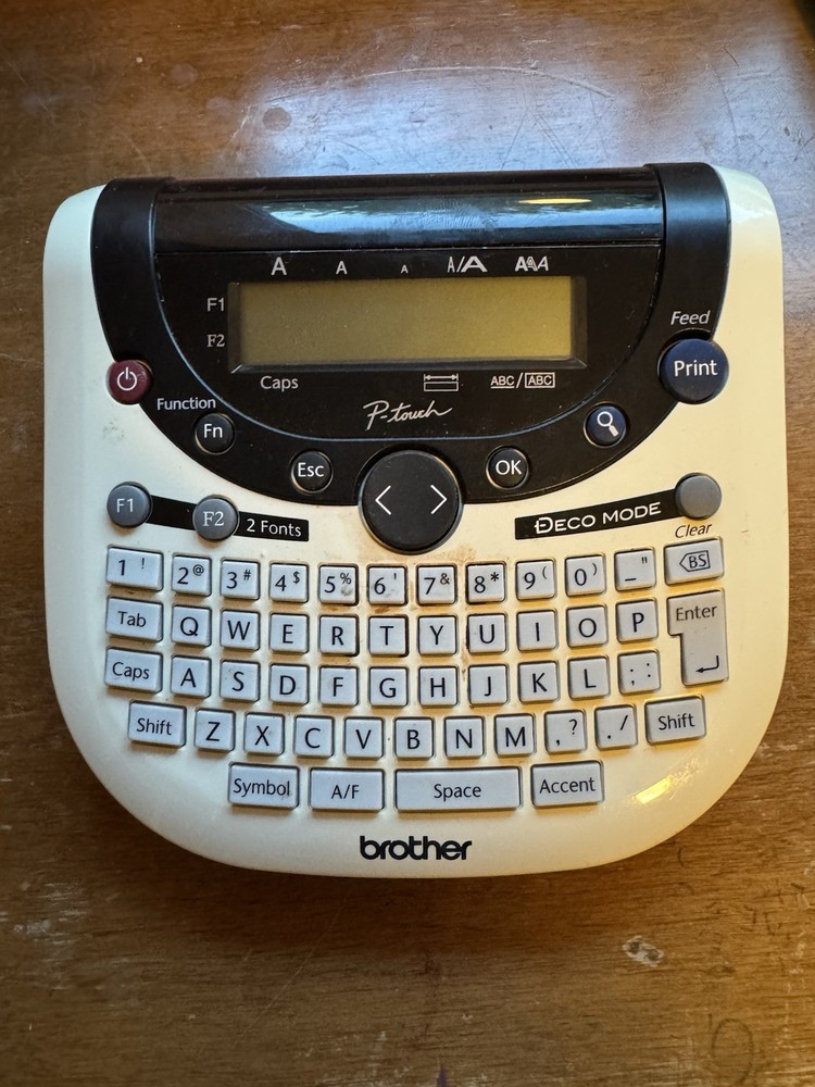 BUNDLE Brother P-Touch PT-1290 Electronic Label Maker W/ 4 Label Refills