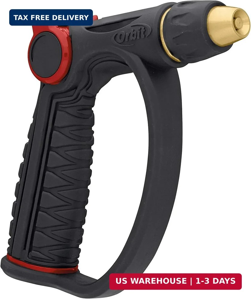 Orbit 58984 Thumb Control D-Grip Contractor Adjustable Pistol Brass Spray Nozzle