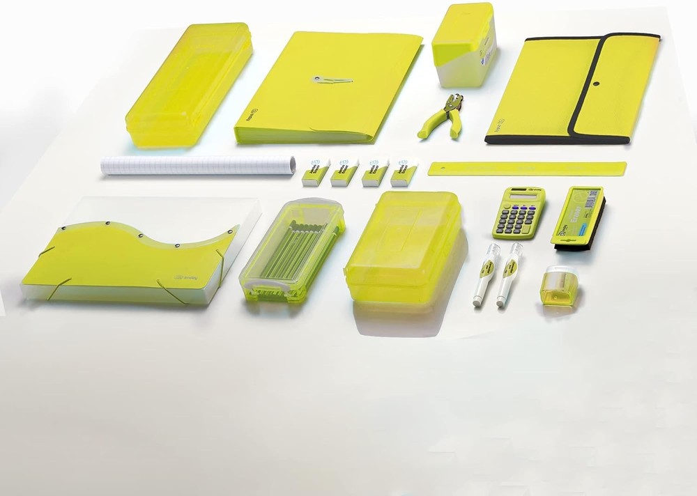 Enday Double Zipper Binder Pencil Pouch
