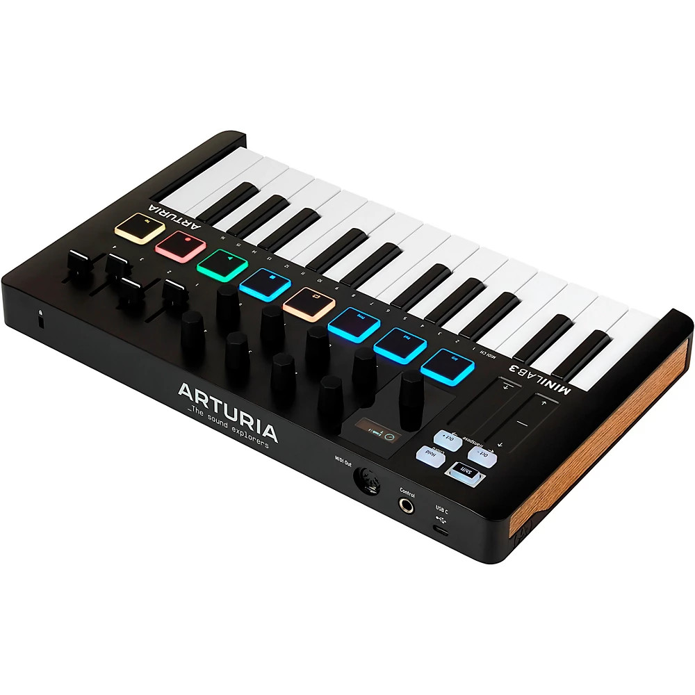 Arturia Minilab 3 Hybrid Keyboard Controller Black LN