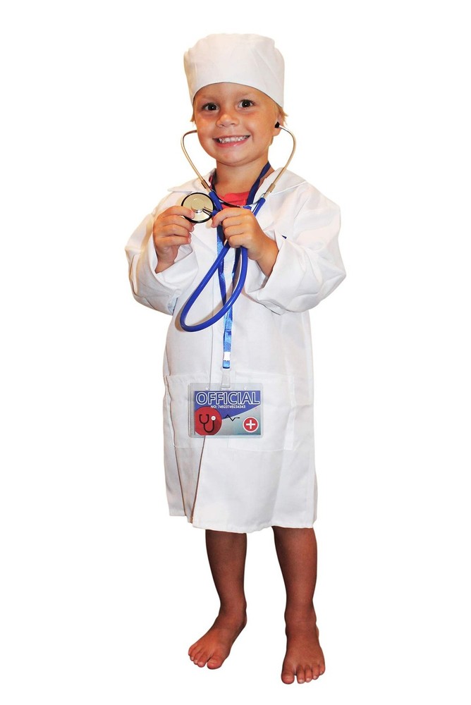 My First Stethoscope Doctor's Kit - Includes Kid Sized Stethoscope, Lab Coat,...
