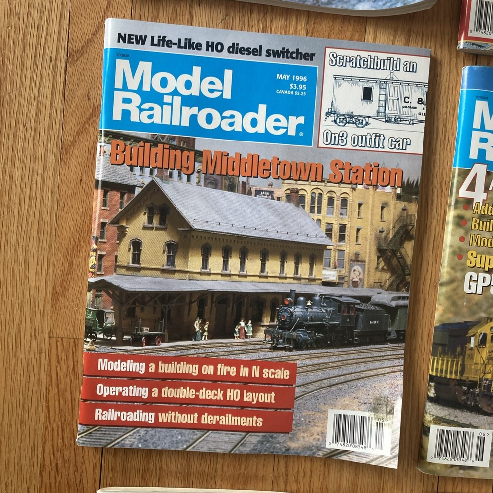 Model Railroader Magazine 1996 - 12 Issues