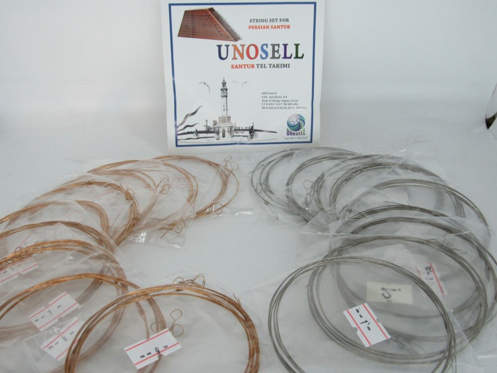 3 X String Set For Persian String Instrument Santur Santoor