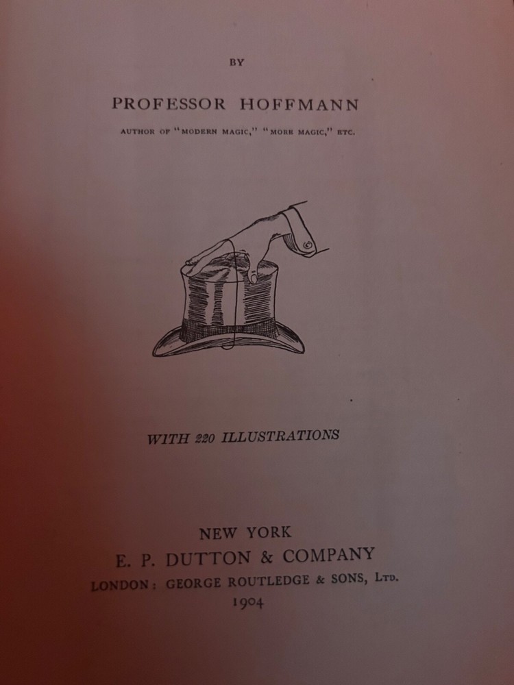 later magic by professor John Hilliard