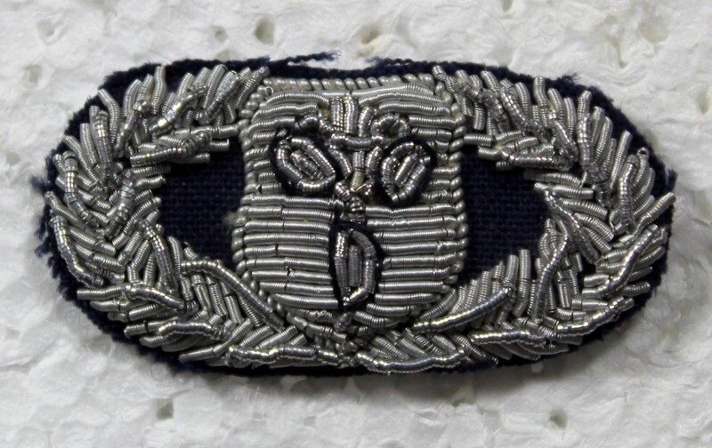 US Air Force Basic Meteorologist Large Badge Insignia Pin Bullion