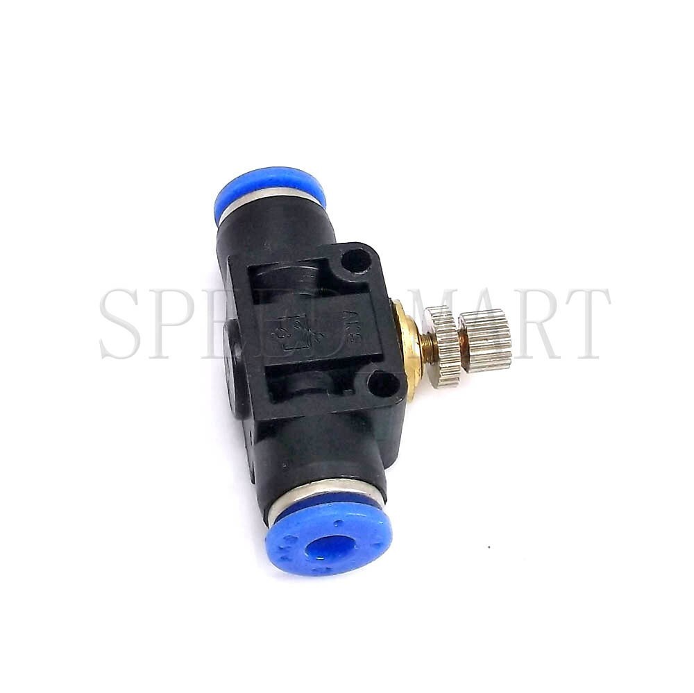 5pcs 8mm Pneumatic Air Valve Flow Speed Control Throttle Push Inline One Touch