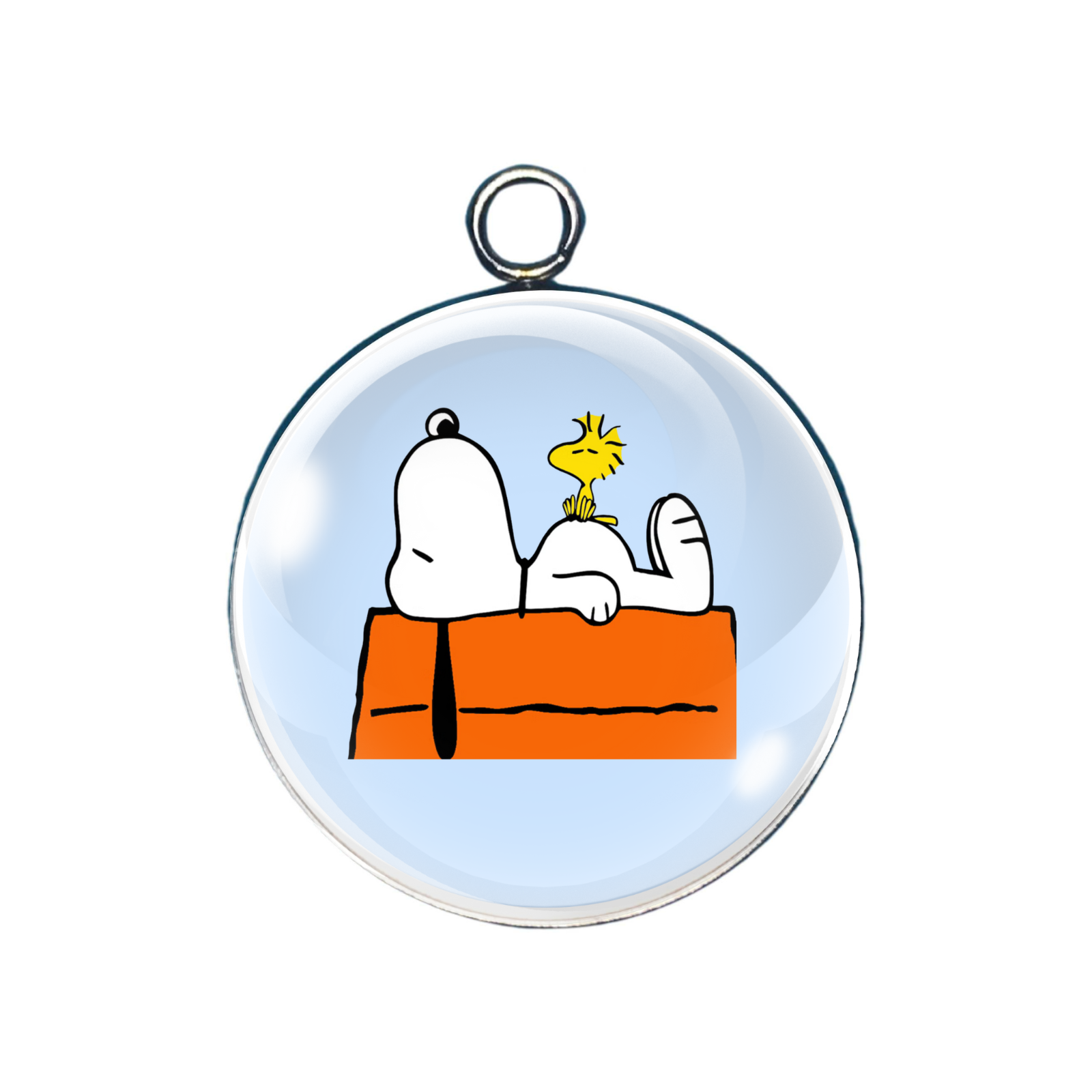 Snoopy Glass Cabochon Charms