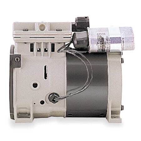Thomas 688Ce44 Piston Air Compressor/Vacuum Pump,1/3Hp