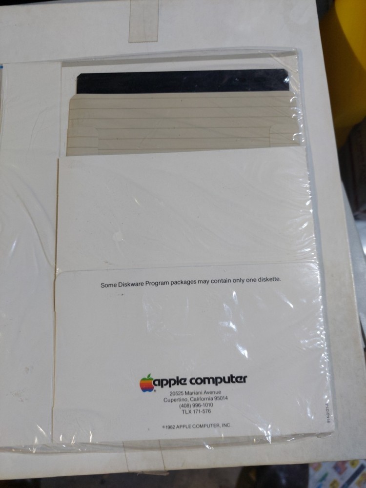 RARE Apple IIe Diskware LOT: Chart Maker & Apple Plotter - SEALED NOS 1980s