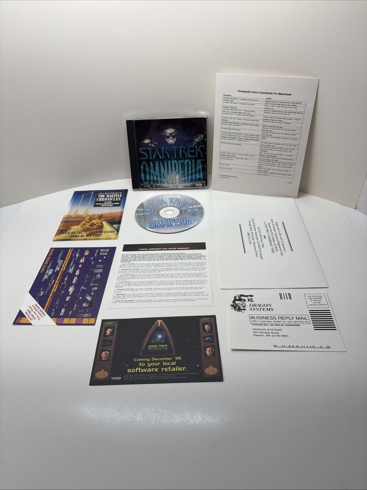 Star Trek Omnipedia (1995) Computer Software CD-Rom