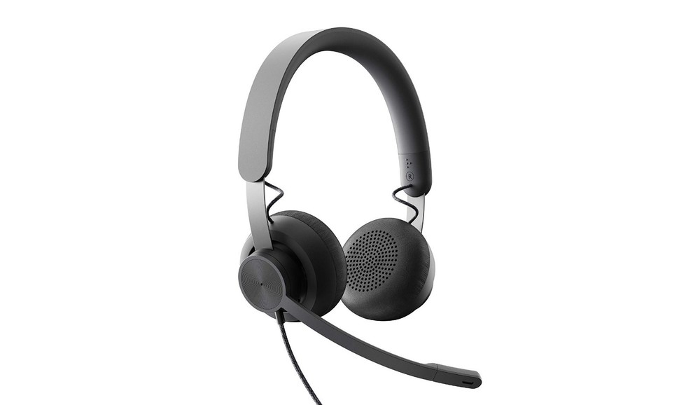 Logitech Zone Wired Noise Cancelling Headset, USB-C with USB-A Adapter - Graphit
