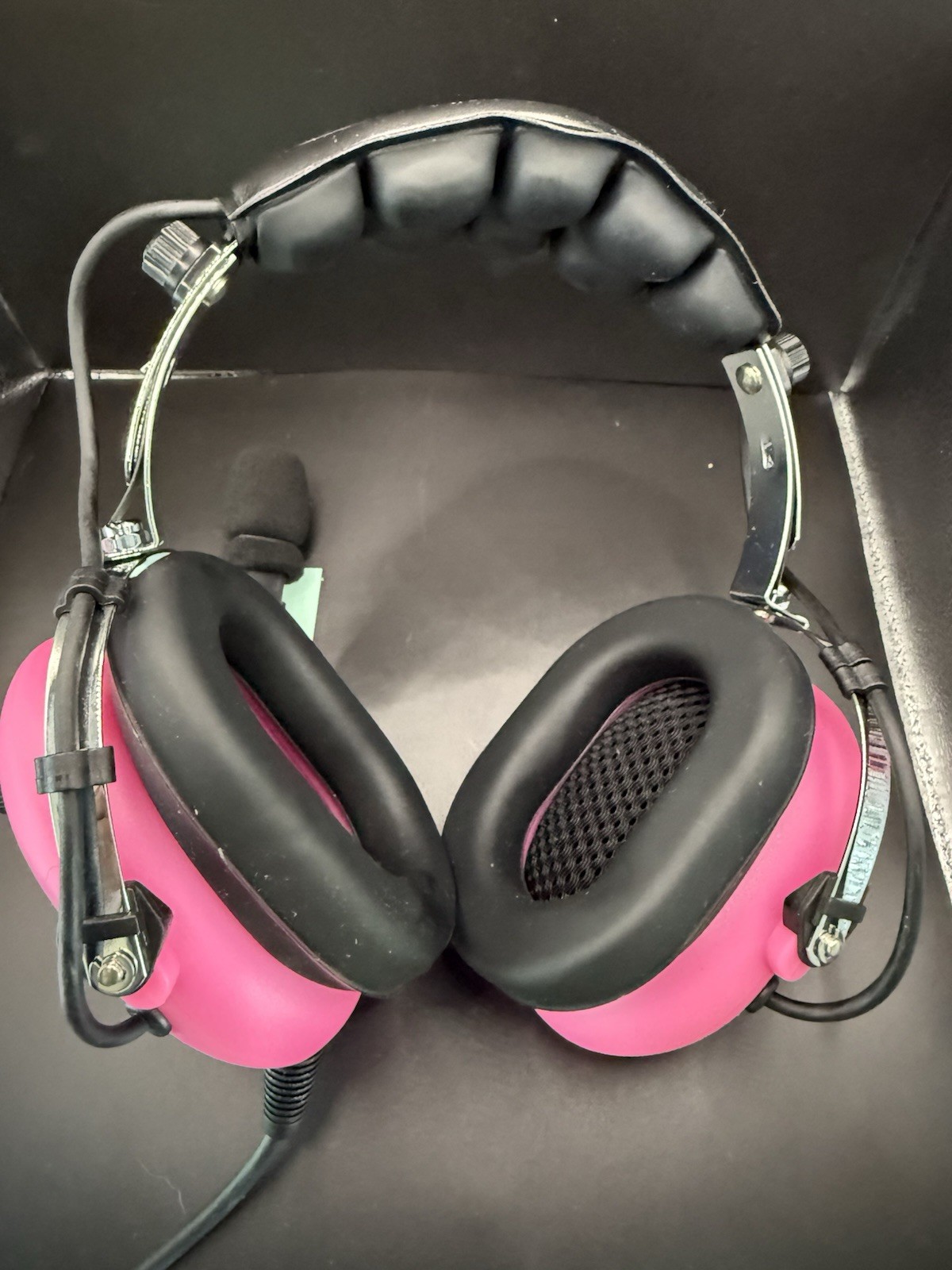 PILOT USA 1151 Youth AVIATION HEADSET NEW - HOT PINK - 2nd Pair