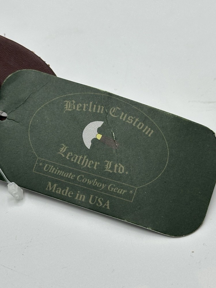 BERLIN CUSTOM LEATHER LATIGO SPUR STRAPS L600