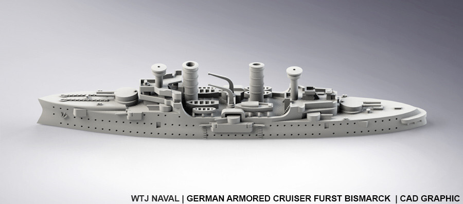 1:1250 SMS Furst Bismarck