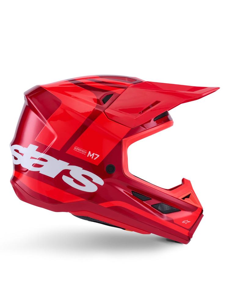 Alpinestars SM7 Core Helmet - Red Glossy - Medium